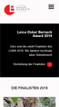 Mobile Screenshot of leica-oskar-barnack-award.com